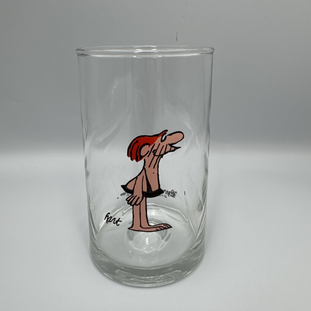 Arby's B.C. Ice Age Collector Series‎ Glass Thor 1981 Vintage Clear Tumbler